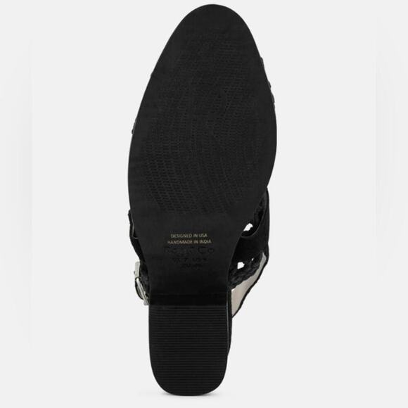 🎀2/$25🎀[H113] RAG & CO [ROSALIE] Black Block Heeled Sandal, Size 7 - Picture 13 of 16
